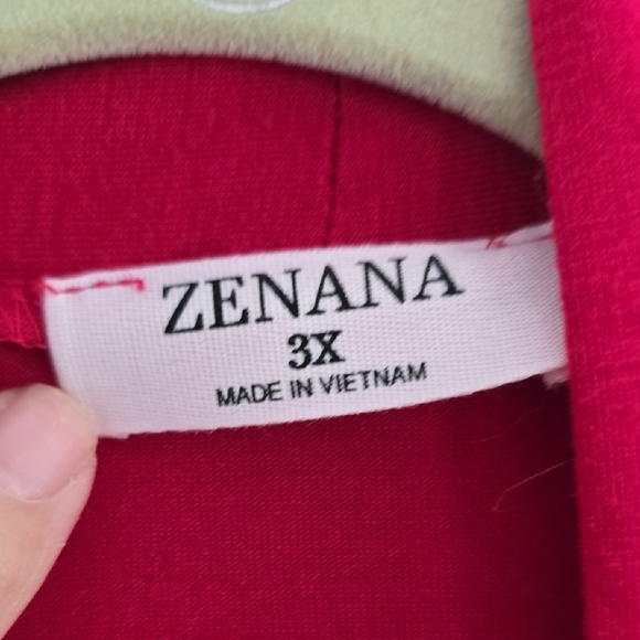 Zenana Outfitters Red and Brown Cardigan Duo - Picture 2 of 4